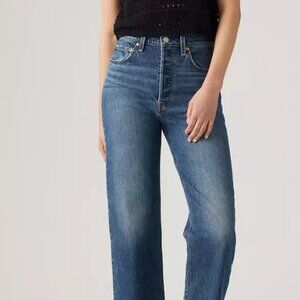 Levi's Ribcage Straight Ankle 30 Mid blue